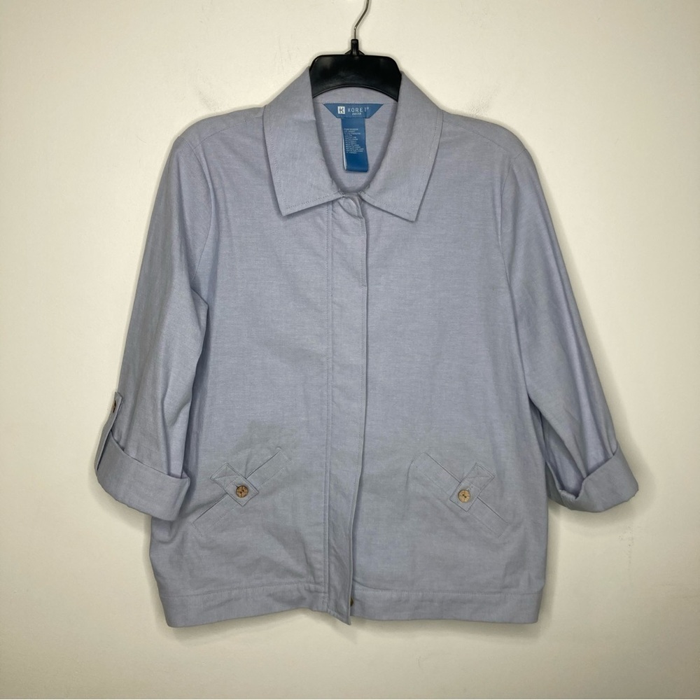 Koret petite 99% cotton jacket lightweight size medium petite